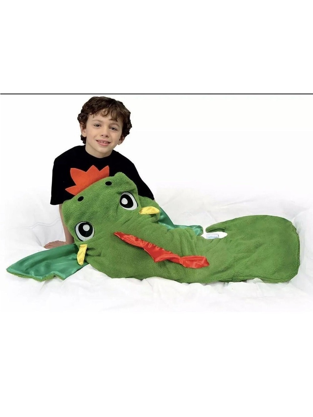 Snuggie Tails Soft, Cuddly Blanket, Green Dragon, As Seen on TV